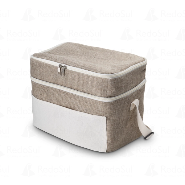 Bolsa Térmica Personalizada em Algodão e Juta Sintética